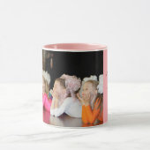 パーソナライズ文字カスタムキッズフォトギフトコーヒーママ マグカップ (中央)