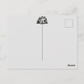 パーソナライズ文字キャンピングトラベル ポストカード (裏面)