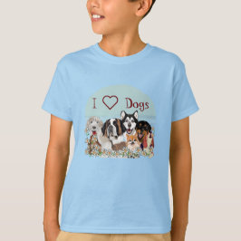 パーソナライズ文字ドッグパッククラブTシャツ Tシャツ