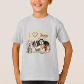 パーソナライズ文字ドッグパッククラブTシャツ Tシャツ (正面)