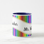 パーソナライズ最高の先生 マグカップ (中央)