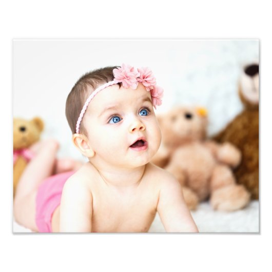 パーソナライズ最高の拡大品質ベビー フォトプリント            (正面)