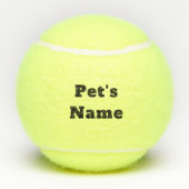 パーソナライズ球を遊ぼう! テニス・ボール犬のおもちゃ テニスボール (裏面)