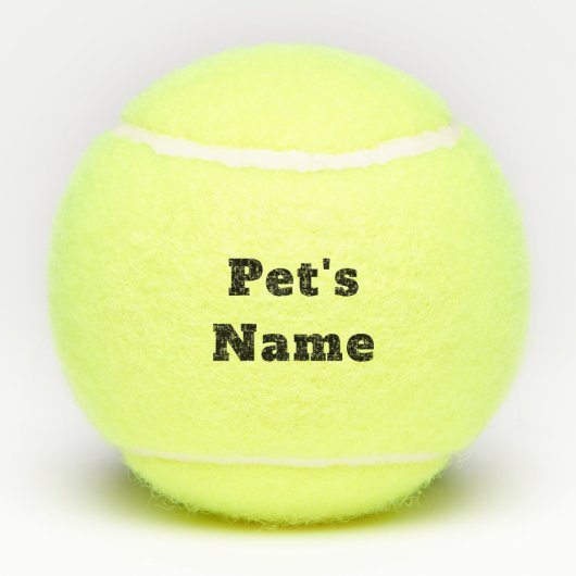 パーソナライズ球を遊ぼう! テニス・ボール犬のおもちゃ テニスボール (裏面)