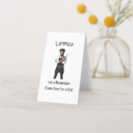 パーソナライズ理容師アポイントメントカード 予約カード