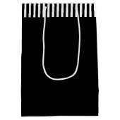 パーソナライズ私の花婿の付添人があることをありがとう ミディアムペーパーバッグ (裏面)