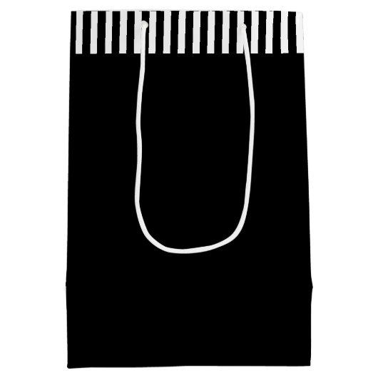 パーソナライズ私の花婿の付添人があることをありがとう ミディアムペーパーバッグ (裏面)