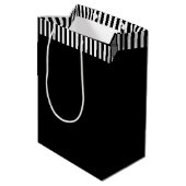 パーソナライズ私の花婿の付添人があることをありがとう ミディアムペーパーバッグ (裏面アングル)