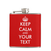 パーソナライズ穏やか保ち、男性へフラスコを続けていって下さい フラスク (正面)