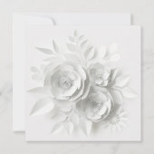 パーソナライズ結婚式を保存する日付ロータス金ゴールド セーブザデート (裏面)