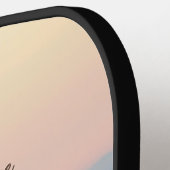 パーソナライズ美しいカラーズマウンテンズモンセニー ピックルボールラケット (左詳細)