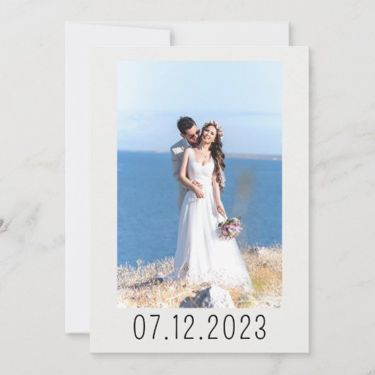 パーソナライズ美しく光沢のある間引き招待状 招待状 (正面)