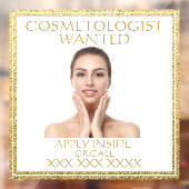 パーソナライズ美容師ビューティシャン指名手配 ウィンドウサイン (シート2)