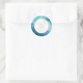 *~*パーソナライズ航海のビーチ封筒ステッカー ラウンドシール (バッグ)