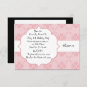 パーソナライズ誕生日招待状 (正面/裏面)