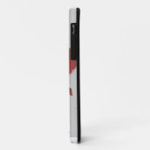 パーソナライズ赤いハート金ゴールド輝くバレンタイン Case-Mate iPhoneケース (裏面/左)