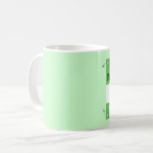 パーソナライズ都市マラソン、26.2マイルの競争 コーヒーマグカップ (正面左)