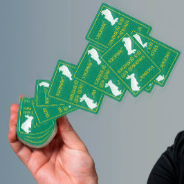 パーソナライズ魔術師の白うさぎ トランプ