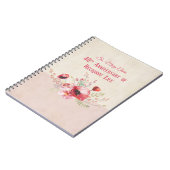 パーソナライズ40周年記念の修道女、ピンクと ノートブック (左側)