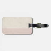 パーソナライズ40周年記念の修道女、ピンクと ラゲッジタグ (裏面横)