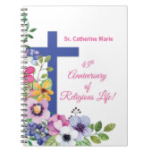 パーソナライズ45周年修道院宗教生活 ノートブック (正面)