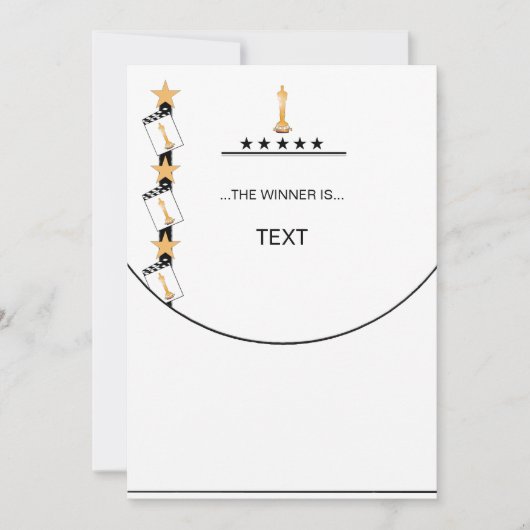 パーソナライズ「そして勝者は」。..賞与カード サンキューカード (正面)