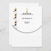 パーソナライズ「そして勝者は」。..賞与カード サンキューカード (正面/裏面)
