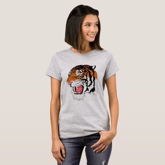 パーソナライズ\ \とどろくトラ Tシャツ (正面フル)