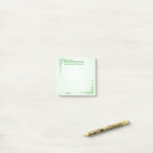 パーソナライズ:アイリッシュ賛美ズ(#3)ケルトの組み合わせ ポストイット (デスク上)