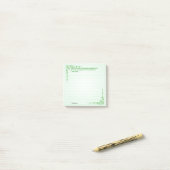 パーソナライズ：アイリッシュ賛美ズ(#4)ケルトの組み合わせ ポストイット (デスク上)