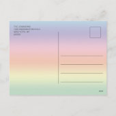 パーソナライズ カラフル イースター | フォト シーズンポストカード (裏面)