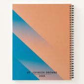 パーソナライズ カラーノートブック ノートブック (裏面)