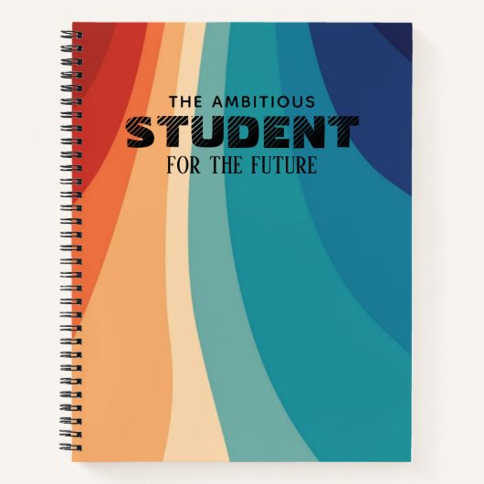 パーソナライズ カラーノートブック ノートブック (正面)