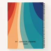 パーソナライズ カラーノートブック ノートブック (裏面)