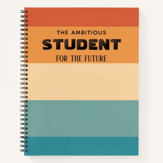 パーソナライズ カラーノートブック ノートブック (正面)