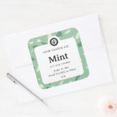 パーソナライズ キャンドル ラベル - カスタマイズ可能 ステッカー (封筒)