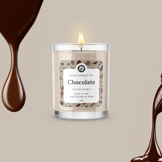 パーソナライズ キャンドル ラベル - カスタマイズ可能 ステッカー