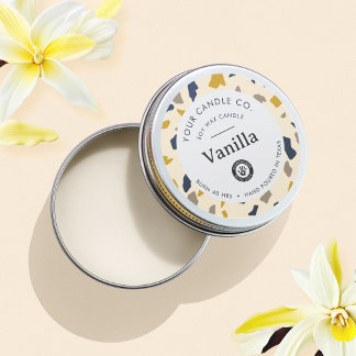 パーソナライズ キャンドル ラベル - カスタマイズ可能 ステッカー