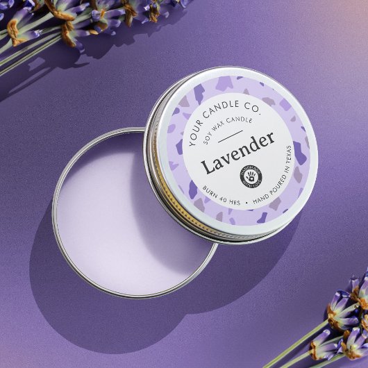 パーソナライズ キャンドル ラベル - カスタマイズ可能 ステッカー