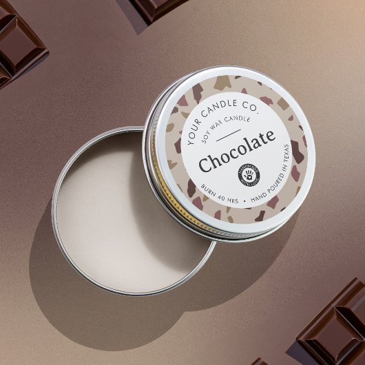 パーソナライズ キャンドル ラベル - カスタマイズ可能 ステッカー