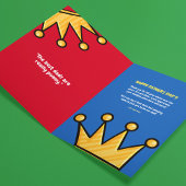 パーソナライズ キング オブ ダッドジョークス カード