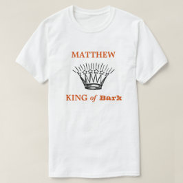 パーソナライズ キング オブ バーク ジョークTシャツ Tシャツ