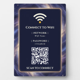 パーソナライズ ギャラクシー ゴールドフレーム Wi-Fi フォトプラーク