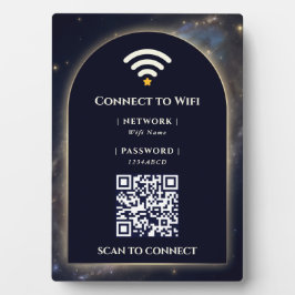 パーソナライズ ギャラクシー ゴールドフレーム Wi-Fi フォトプラーク