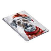 パーソナライズ：クリスマスドッグ | ノートブックのジャーナル ノートブック (右側)