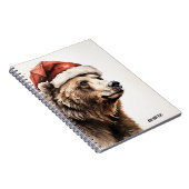 パーソナライズ：クリスマスベア | ノートブック (右側)