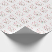 パーソナライズ,グループから,幸せなナースの日,鳥 ラッピングペーパー (角)