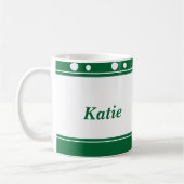 パーソナライズ コーヒーマグカップ (左)