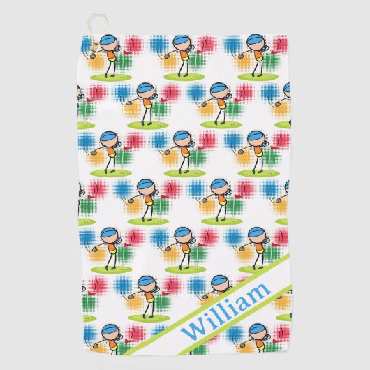 パーソナライズ ゴルフタオル (正面)