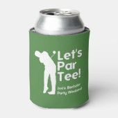パーソナライズ ゴルフ テーマ 缶クーラー (缶正面)